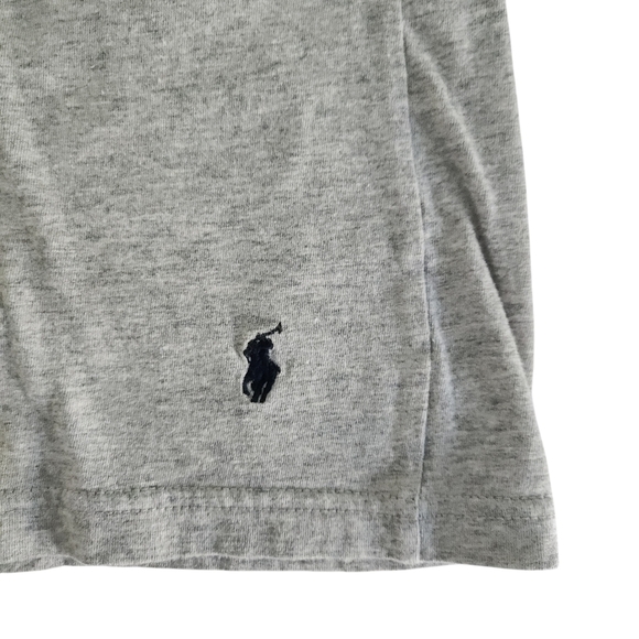 POLO RALPH LAUREN mens Slim Fit v-neck gray 100% cotton large - Picture 3 of 7